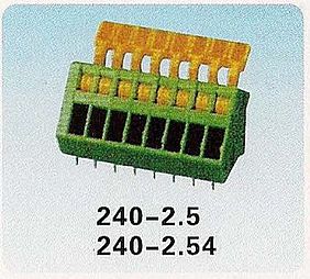 Klemme 240-2.5 240-2.54, 150V, 4A, Wire range 28-20AWG 0.5mm2