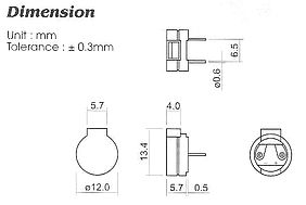 TRANSDUCER OHNE ELEKTRONIK TP-12-G-04-F