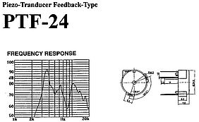 PIEZO SIGNALGEBER-FEEDBACK FÜR OSZILLATORSCHALTUNG PTF-24