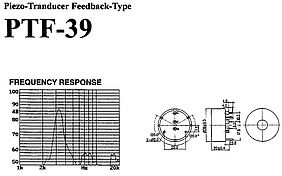 PIEZO SIGNALGEBER-FEEDBACK FÜR OSZILLATORSCHALTUNG RTF-40