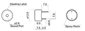 TRANSDUCER MIT ELEKTRONIK TEP-1201-BX