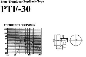 PIEZO SIGNALGEBER-FEEDBACK FÜR OSZILLATORSCHALTUNG RTF-30