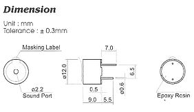 TRANSDUCER OHNE ELEKTRONIK TP-1212-A