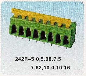 Klemme_242R-5.0,5.08,7.5 7.62,10.0,10.16, 300V, 15A, Wire range 28-12AWG 2.5mm2