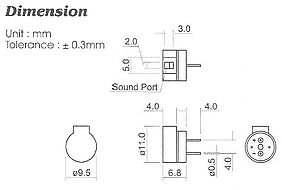 TRANSDUCER OHNE ELEKTRONIK TP-0903-B