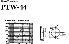 PIEZO SIGNALGEBER-FEEDBACK FÜR OSZILLATORSCHALTUNG RTF-23