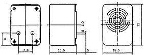 Mechanical Sounder / Mechanische Summer MTP-06-A