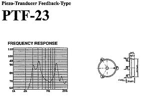 PIEZO SIGNALGEBER-FEEDBACK FÜR OSZILLATORSCHALTUNG PTF-24